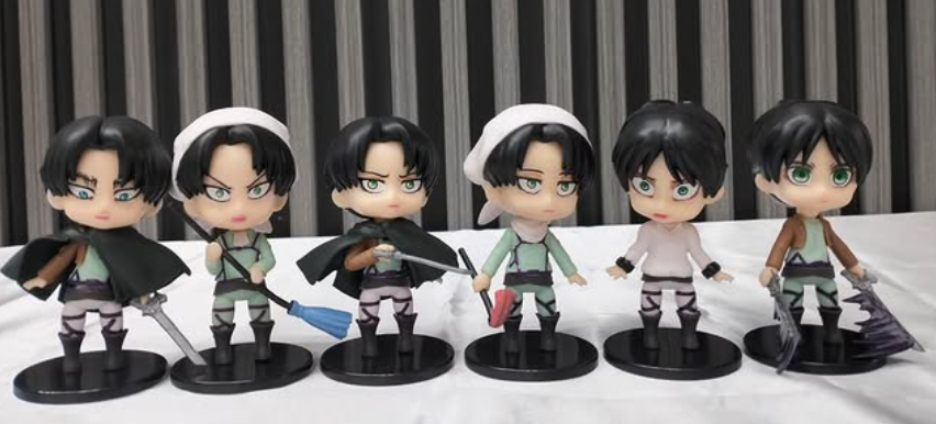 attack on titans chibis