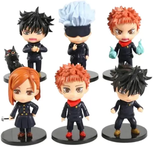 JUJUTSU KAISEN CHIBIS ACTION FIGURES (SIZE APPROX 10CM)